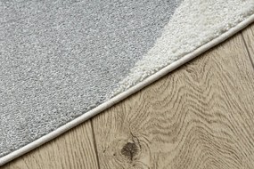 Koberec FUSION Shape 5706 biely / svetlosivý / zlatý