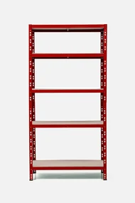Trestles SUPER HIT - Policový regál 1800x900x500 červený
