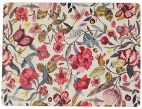 4ks pevné korkové prestieranie s kvetmi Flowers - 30*40*0,4cm