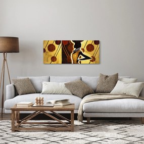 Obraz umelecké pradávnej maľby (120x50 cm)