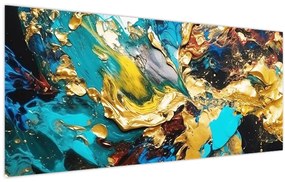 Obraz - Textúrovaná olejomaľba (120x50 cm)