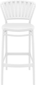 PORTOFINO BAR 75 záhradná barová stolička white
