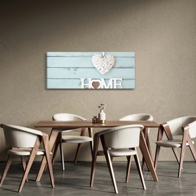 Obraz - I love home (120x50 cm)