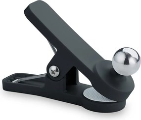 Matne čierna kovová LED stolová lampa (výška 36 cm) Maxi – Reality