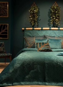 Dekorstudio Luxusný prehoz na posteľ LILI4 tyrkysový Rozmer prehozu (šírka x dĺžka): 280x260cm