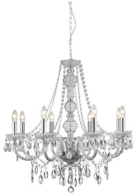 Searchlight 8888-8CL - Luster na reťazi MARIE THERESE 8xE14/40W/230V