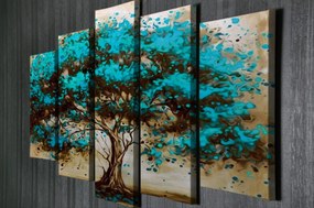 Viacdielny obraz BLUE TREE 105x70 cm