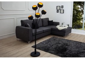 Stojaca lampa 37004 Čierna  - Komfort-nábytok