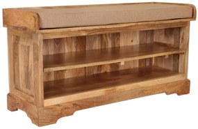 furniture-nabytek.cz - Botník z masívu 120x60x40 z dreva mango