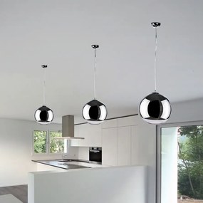 Industriálny luster Silver Ball 25