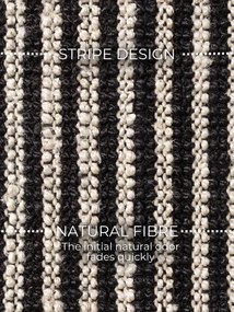 Koberec Elle Decoration Harvest Ebony Ivory Black