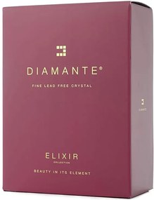 Diamante poháre na šampanské Silhouette City Amber s kamienkami Swarovski 210ml 2KS