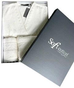 Soft Cotton Darčekové balenie županu, uteráku a osušky DEMET