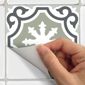 Sada 30 nástenných samolepiek Ambiance Oslo, 10 x 10 cm