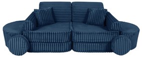 MeowBaby® Churros detská pohovka Max, Midnight Blue