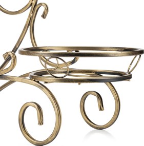 STOJAN NA KVETINÁČ FIORINA 79X79 CM ZLATÁ