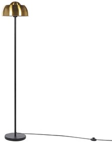Stojaca lampa 148 cm čierna / zlatá SENETTE Beliani