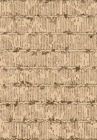 Koberec Eqos 0004 BEIGE – béžový vzorovaný obdĺžnik Rozmer: 200x290 cm