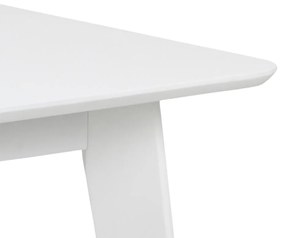 Jídelní rozkládací stůl Roxby 80/120 cm bílý