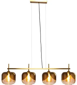 Goblet Quattro visiaca lampa mosadzná
