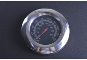 Gril na drevené uhlie Montreal 117,5x66x107,5 cm oceľ čierny