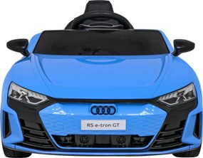Ramiz Elektrické autíčko Audi RS E-Tron GT pre deti modré + diaľkové ovládanie + pohon 4x4