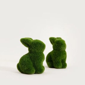 Sada dvoch veľkonočných dekorácií POLY zajac 763915 (2 ks)