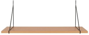 Polica v dekore jaseňa v prírodnej farbe 80 cm Chiba – House Nordic