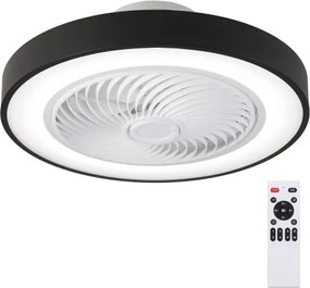 Brilagi-LED stmievateľné svietidlo s ventilátorom LED/30W/230V 3000-6500K čierne