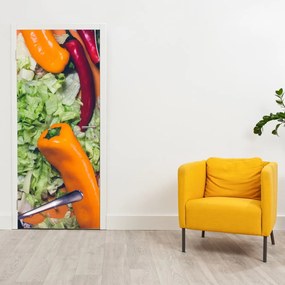 Fototapeta na dvere - Zelenina (95x205cm)