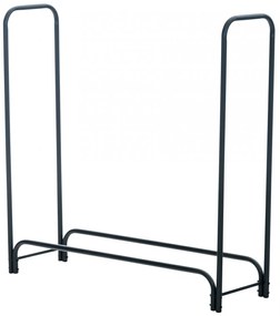 Stojan na palivové drevo Wilster 316789 - 120x120x36 cm, kov antracit