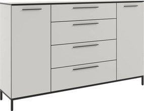 XXXLutz ŠIROKÁ KOMODA, biela, 180/111/40 cm - Online Only drobný nábytok - 001724000444