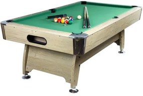 GamesPlanet® 7307 Biliardový stôl pool biliardový stôl s vybavením, 7 ft