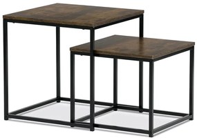 Autronic BONTEC Odkladací stolík 50x50cm, mdf, divoký dub, AF-076 OAK Farba: Prírodné