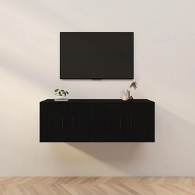 Nástenné TV skrinky 2 ks čierne 57x34,5x40 cm 3188335