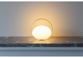 Biela LED stolová lampa so stmievačom (výška 19 cm) Orbit – UMAGE