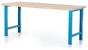 Dielenský stôl Basic 200 x 80 cm, modrá