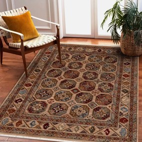 Koberec KESHAN, strapce 7874/53555 béžový / terakota