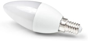 MILIO LED žiarovka C37 - E14 - 8W - 655 lm - teplá biela