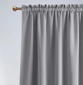 Svetlosivý moderný zatemňovací záves 140x260 cm