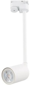 Luster na tyči do lištového systému TOP 1xGU10/10W/230V biela
