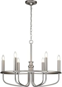 Kichler KL-CAPITOL-HILL6-BN-Luster na reťazi CAPITOL HILL 6xE14/40W/230V chróm
