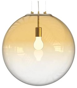 Ideal Lux - Luster na lanku MAPA 1xE27/42W/230V pr. 50 cm zlatá/dymová