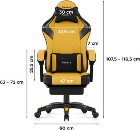 Herná stolička Force 3.7 Yellow