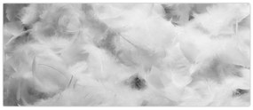 Obraz - Oblaky perie (120x50 cm)