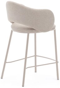 Krémová barová stolička (výška sedadla 65 cm) Maina – Kave Home