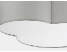 Stropné detské svietidlo CLOUD 4xE27/15W/230V šedá