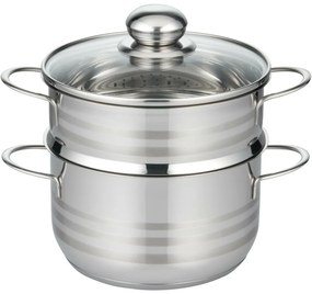Elo 22724 Basic Nerezový parný hrniec Brillant 24cm, 2,9/5,6 l, 24 cm