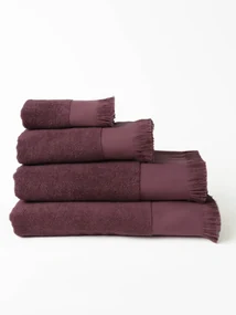 Froté uterák 50 × 100 cm - Loreta purpurová
