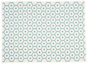 Tyrkysová deka s prímesou vlny 140x180 cm Honey Turquoise – Pappelina